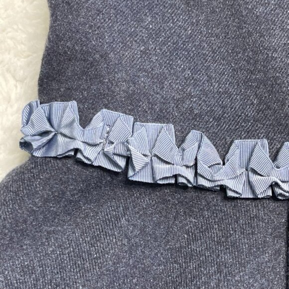 Armani Baby Girl Gray Blue Dress Size 24 Months - Picture 3 of 8